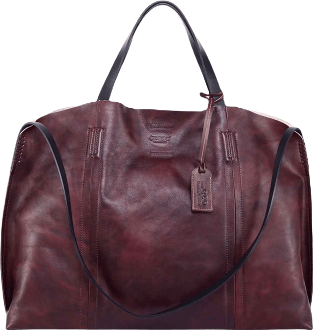 Women's Genuine Leather Forest Island Tote Bag