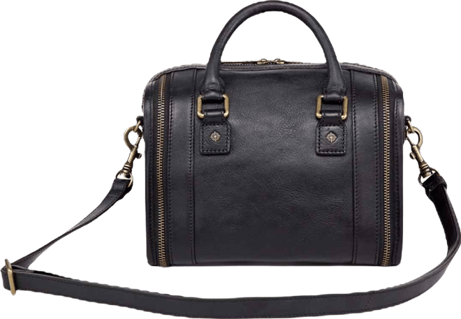 Women's Genuine Leather Mini Trunk Crossbody Bag