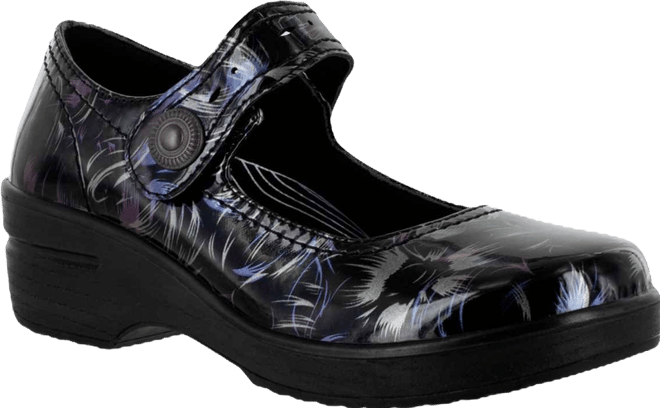 Easy Works by  Women's Letsee Mary Jane Clogs