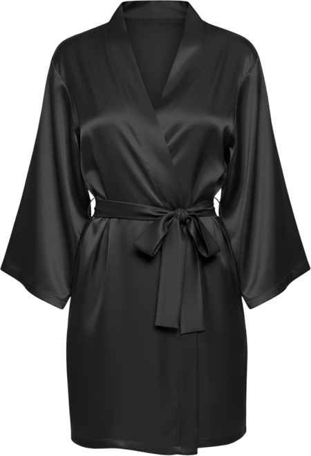 Women's Marina Lux 3/4 Sleeve Satin Lingerie Robe