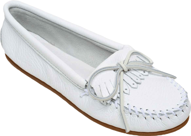 Women's Deerskin Kilty Moccasins