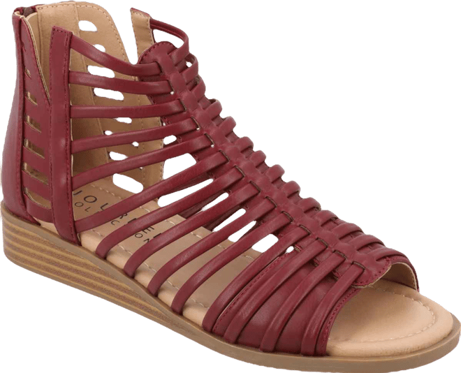 Women's Delilah Gladiator Sliver Wedge Sandals