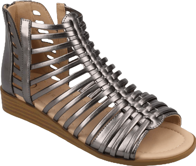Women's Delilah Gladiator Sliver Wedge Sandals
