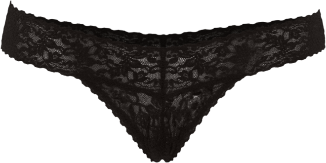 Women's Signature Lace Plus Size Original Rise Thong, 4811X