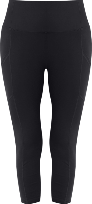 High Waist 3/4 Length Pocket Compression Leggings