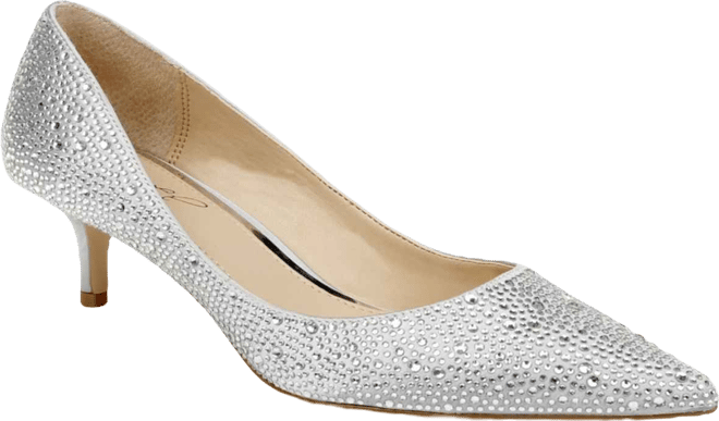 Women's Frenchie Kitten Heel Evening Pumps