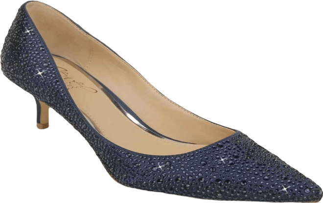 Women's Frenchie Kitten Heel Evening Pumps