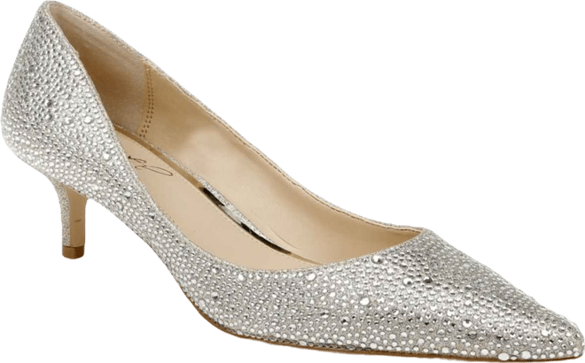 Women's Frenchie Kitten Heel Evening Pumps