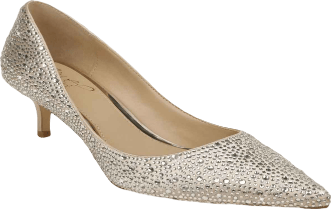 Women's Frenchie Kitten Heel Evening Pumps