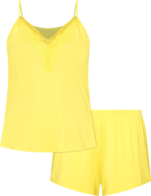 Women's Zennie Modal and Lace 2-Pieces Cami and Short Set