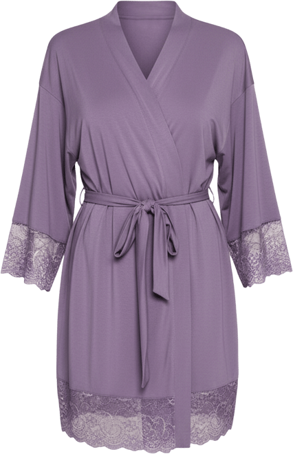 Women's Olivia Soft Viscose Lingerie Wrap Robe