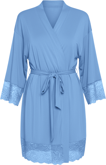 Women's Olivia Soft Viscose Lingerie Wrap Robe