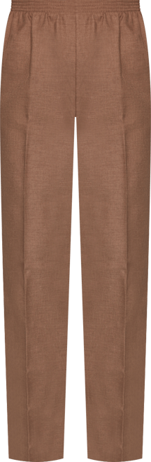 Petite Short Classic Textured Solid Pull-On Pants