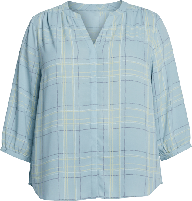 Plus Size Pintuck Blouse