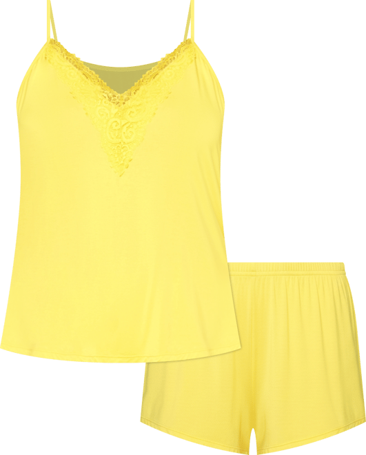 Women's Zennie Modal and Lace Plus Size 2-Pieces Cami and Short Set