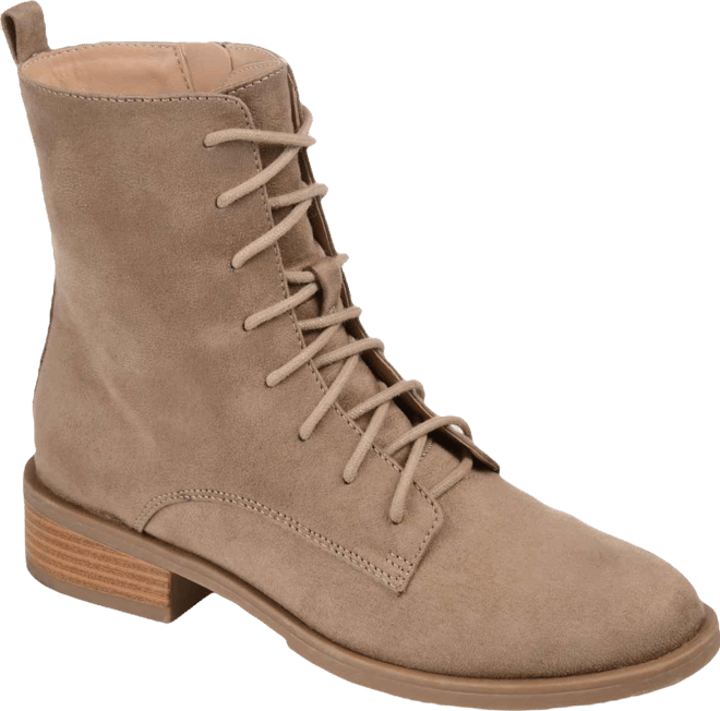 Women's Vienna Lace Up Stacked Heel Booties