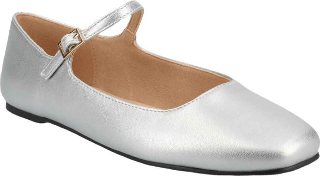 Women's Carrie Square Toe Mary Jane Flats