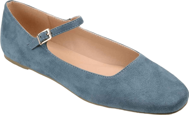 Women's Carrie Square Toe Mary Jane Flats