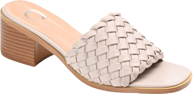 Women's Fylicia Woven Block Heel Slide Sandals