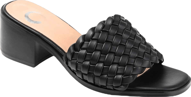 Women's Fylicia Woven Block Heel Slide Sandals