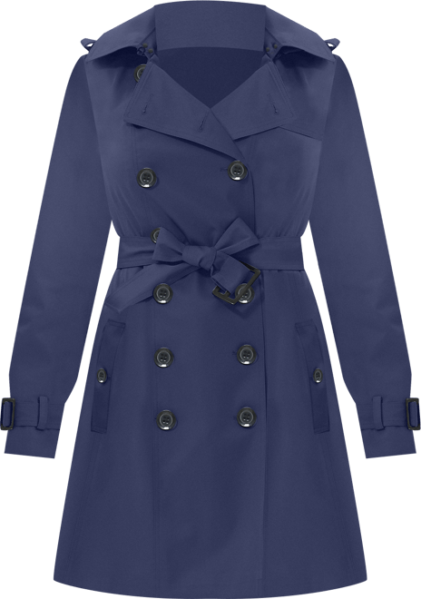 kimi + kai Women's Adley Water Resistant Hooded Trench Coat - Macy's