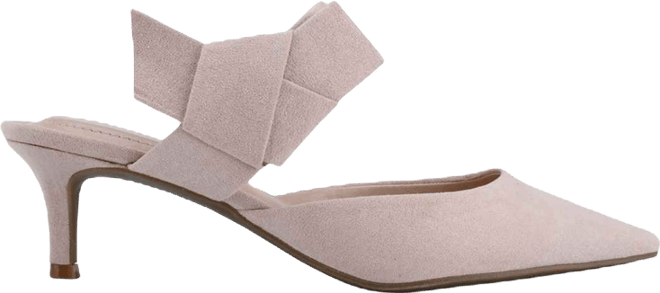 Women's Millie Pointed Toe Kitten Heel Mules