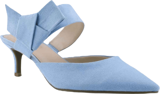 Women's Millie Pointed Toe Kitten Heel Mules