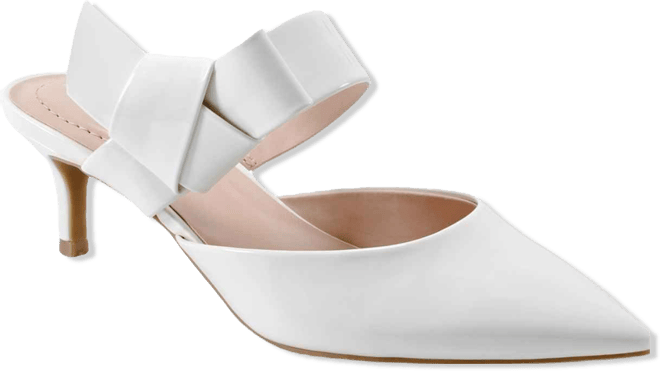 Women's Millie Pointed Toe Kitten Heel Mules