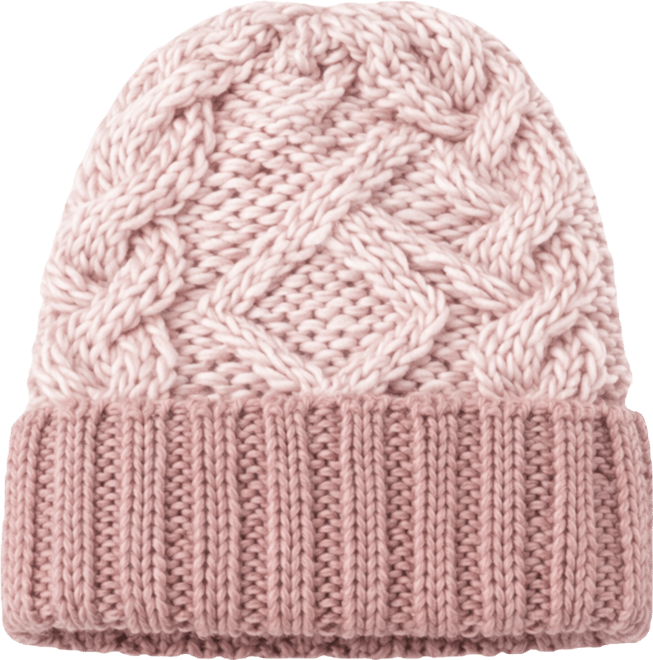Women's Chunky Marled Cable Knit Beanie