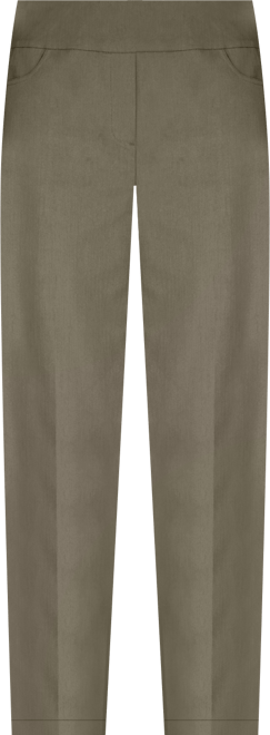 Petite Mid-Rise Pull On Straight Leg Denim Pants, Petite & Petite Short