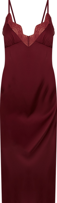 Women's Tania Elegant Scalloped Lace and Satin Gown