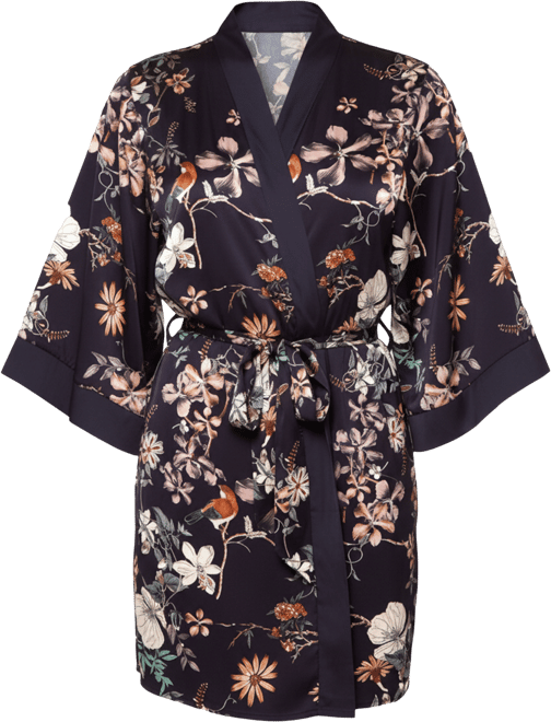 Women's Geri Lux Floral Satin Robe