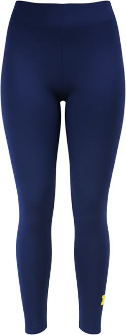 Women's Navy Michigan Wolverines Fleece Leggings