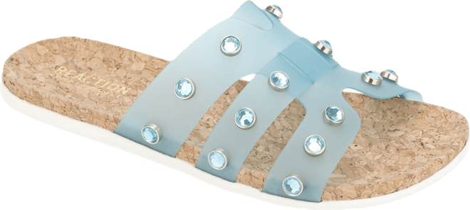 Women's Slim H Band Stud Sandals