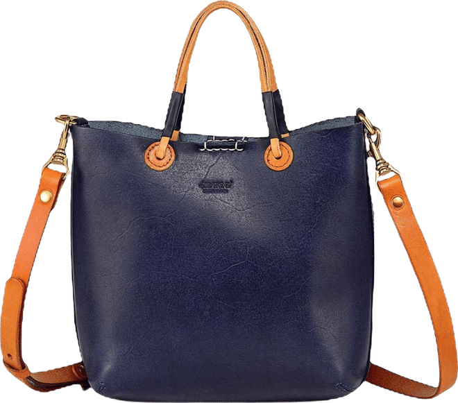 Women's Genuine Leather Outwest Mini Tote Bag