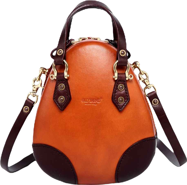 Women's Genuine Leather Fairy Lantern Mini Satchel