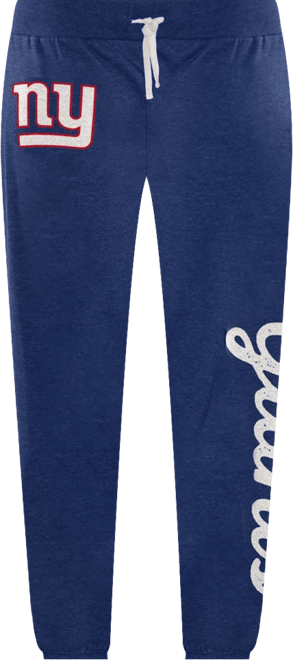 Women's  Royal New York Giants Scrimmage Fleece Pants
