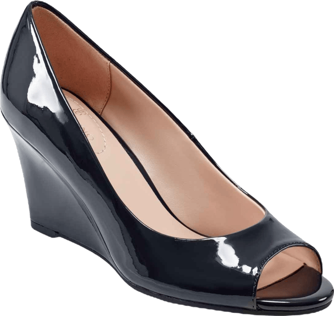 Women's Tufflove Peep Toe Wedge Pumps