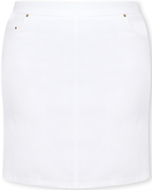 Plus Size Essentials Tech Stretch Pull On Skort with Elastic Wasitband