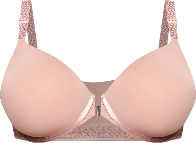 Women's Body Soft Smoothing Front Close T-Shirt Bra