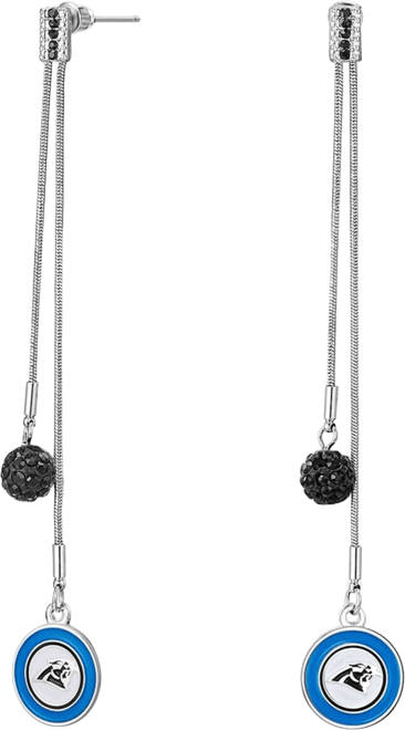 Women's Carolina Panthers Dual Strand Shambala Earrings
