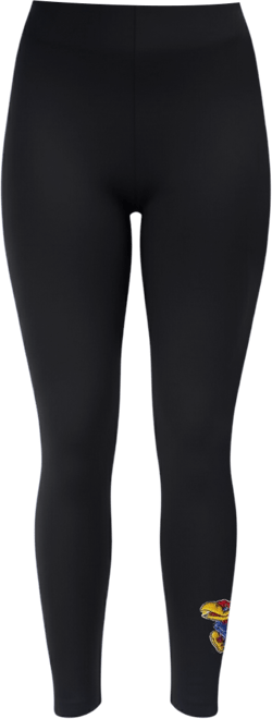 Women's  Black Kansas Jayhawks Fleece Leggings