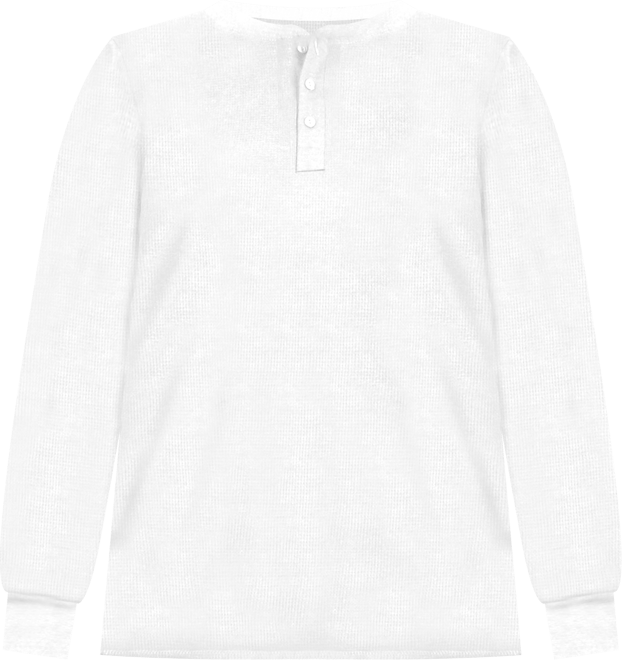 Women's Oversize Loose Fitting Waffle-Knit Henley Thermal Sweater