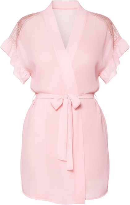 Women's Mia Chiffon and Lace Sheer Robe