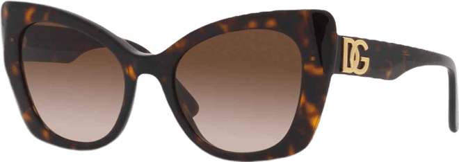 Women's Low Bridge Fit Sunglasses, DG4405F 53
