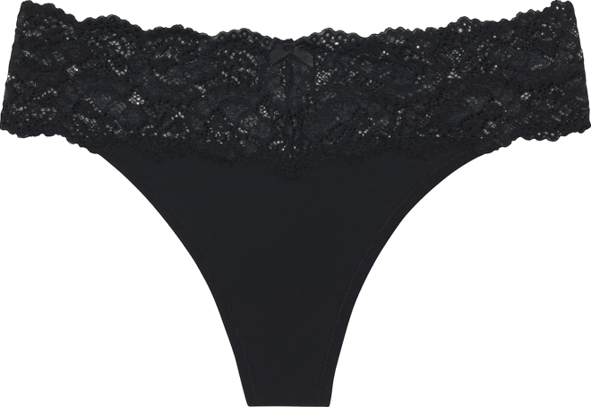 Women's Goddess Lace Trim Thong