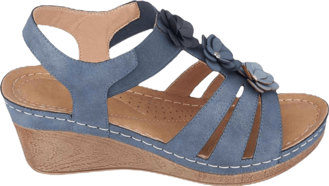 Women's Beck Flower Detail Wedge Sandals