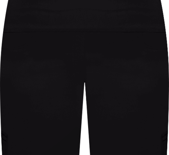 Plus Size Essentials Solid Color Tech Stretch Shorts with Elastic Waistband