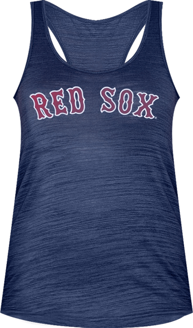 Women's  Navy Boston Red Sox Plus Size Swing for the Fences Racerback Tank Top
