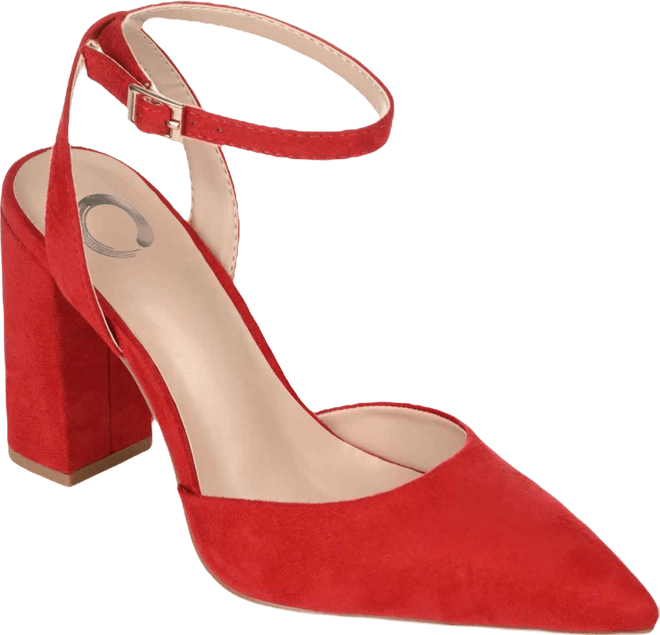 Women's Tyyra Ankle Strap Block Heel Pumps